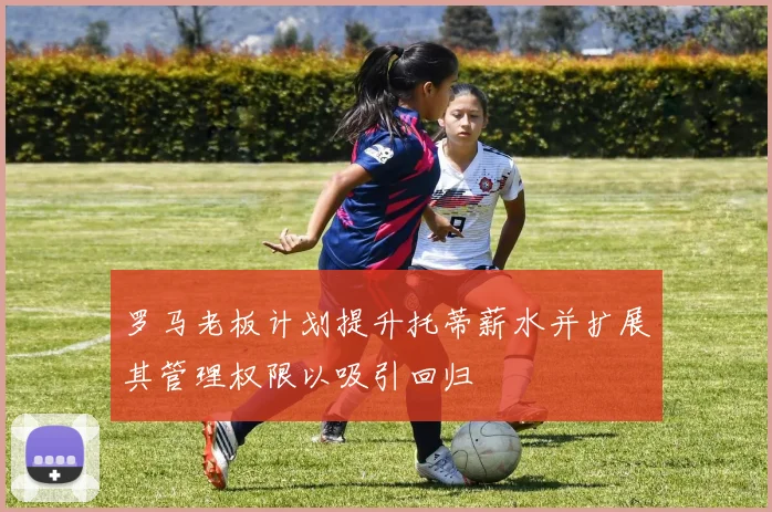罗马老板计划提升托蒂薪水并扩展其管理权限以吸引回归